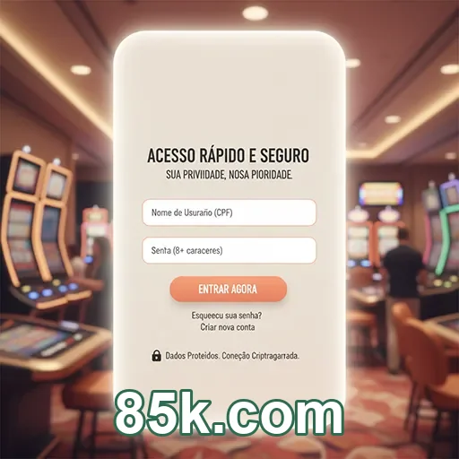 Painel de segurança da conta com controle e suporte